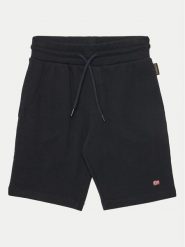 Napapijri Szorty sportowe Nalis NP0A4HK50411 D Czarny Regular Fit. Czarne szorty dla chłopców Napapijri, bez wzorów, z bawełny, sportowe. Za 149.99 zł.