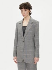 Pepe Jeans Marynarka Flavia PL402503 Szary Regular Fit. Szare żakiety damskie Pepe Jeans, m, bez wzorów, z jeansu. Za 689.99 zł.