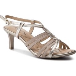 Sandały CAPRICE - 9-28318-32 Beige Comb 408. Brązowe sandały damskie marki Caprice, bez wzorów, ze skóry. Za 219.90 zł.