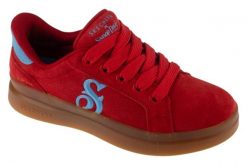 Buty sportowe Sneakersy damskie, Slip-Ins Suede Snoop Cupsole Sneaker. Czarne obuwie sportowe damskie Skechers, bez wzorów, z materiału, trekkingowe. Za 329.99 zł.