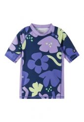 Koszulka do pływania dziecięca Reima Joonia. Czerwone t-shirty i topy dla dziewczynek Reima, bez wzorów, z elastanu, bez ramiączek. Za 129.99 zł.