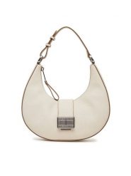 Tommy Jeans Torebka Tjw Crush Shoulder Bag AW0AW17539 Beżowy. Brązowe torebki do ręki damskie Tommy Jeans, bez wzorów, z jeansu, bez dodatków. Za 389.99 zł.