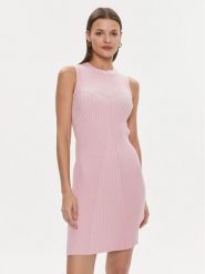 Guess Sukienka codzienna Allie W4RK20 Z2YN2 Różowy Bodycon Fit. Czerwone sukienki damskie Guess, na co dzień, xl, z aplikacjami, z syntetyku, bez kołnierzyka, bez ramiączek, bodycon. Za 349.99 zł.