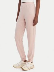 Guess Spodnie dresowe O6GB01 KCQP2 Różowy Regular Fit. Czerwone spodnie dresowe damskie Guess, xl, z aplikacjami, z dresówki. Za 209.99 zł.