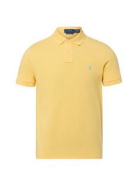 Polo Ralph Lauren koszulka polo - Custom Slim Fit Mężczyźni Bawełna żółty, L. Żółte koszulki polo męskie Polo Ralph Lauren, na lato, l, bez wzorów, z bawełny, eleganckie, bez ramiączek. Za 429.95 zł.