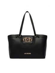 LOVE MOSCHINO Torebka JC4206PP0PKB0000 Czarny. Czarne torebki do ręki damskie Love Moschino, bez wzorów, ze skóry, bez dodatków. Za 1,009.00 zł.