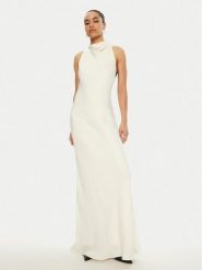 ROTATE Sukienka wieczorowa 113928 Biały Slim Fit. Białe sukienki damskie ROTATE, bez wzorów, z syntetyku, wizytowe, bez kołnierzyka, bez ramiączek. Za 809.99 zł.