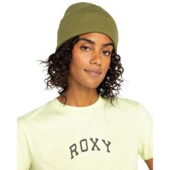 Czapka z mankietem dla Kobiety TROPICAL SNOW Zielony. Zielone czapki i kapelusze damskie Roxy, bez wzorów, z dzianiny, sportowe. Za 89.00 zł.