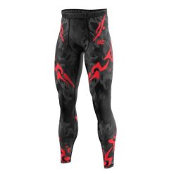 Legginsy sportowe męskie EXTREME HOBBY BLACK PANTHER. Czarne legginsy sportowe męskie EXTREME HOBBY, l, bez wzorów, z elastanu. Za 229.00 zł.