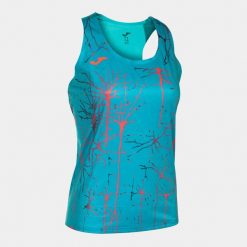 Tank top do biegania dla dziewczyn Joma Elite IX. Niebieskie t-shirty i topy dla dziewczynek Joma, bez wzorów, bez ramiączek. W wyprzedaży za 165.30 zł.