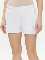 Replay Szorty sportowe W8047B.000.23650P Biały Regular Fit. Białe szorty sportowe damskie Replay, l, bez wzorów, z bawełny, sportowe. Za 369.99 zł.