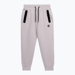 Spodnie męskie Pitbull Dogwood Track Pants. Białe spodnie sportowe męskie PITBULL, m, bez wzorów, z bawełny, na fitness i siłownię. Za 189.99 zł.