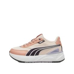 Buty biegowe Puma R78 Disrupt LT Orange. Brązowe obuwie sportowe damskie Puma, bez wzorów, z materiału, do biegania. Za 261.00 zł.