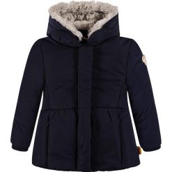 Kurtka zimowa w kolorze granatowym. Niebieskie bez kategorii marki Steiff, na zimę, z aplikacjami. W wyprzedaży za 247.95 zł.