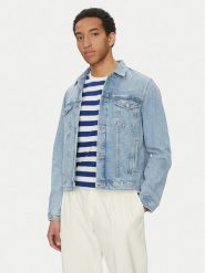 Tommy Hilfiger Kurtka jeansowa MW0MW38956 Niebieski Regular Fit. Niebieskie kurtki męskie Tommy Hilfiger, m, bez wzorów, z bawełny, bez kaptura. Za 329.99 zł.