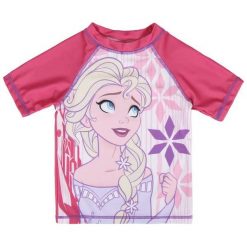 Disney Dziewczęca Bluzka Pływacka Frozen 98 Różowy. Bluzki dla dziewczynek Disney. Za 44.00 zł.