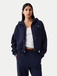 Gap Bluza 883566-10 Granatowy Regular Fit. Niebieskie bluzy damskie GAP, m, bez wzorów, z bawełny, bez kaptura. Za 281.99 zł.