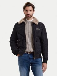 Aeronautica Militare Kurtka skórzana 262PN0167U100876 Czarny Regular Fit. Czarne kurtki męskie Aeronautica Militare, m, bez wzorów, ze skóry, bez kaptura. Za 8,219.00 zł.