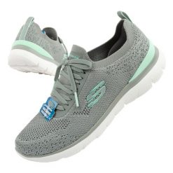 Buty sportowe damskie Skechers Summits-Sneak Peek. Białe obuwie sportowe damskie Skechers, bez wzorów, z tkaniny, trekkingowe, Skechers Sport. W wyprzedaży za 199.00 zł.