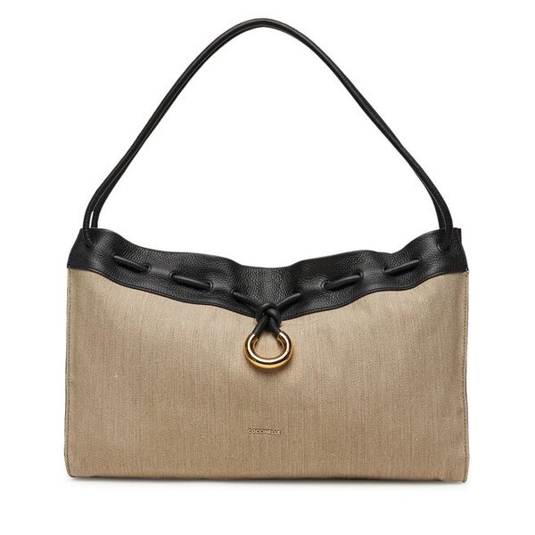 Torebka Coccinelle. Brązowe torebki do ręki damskie Coccinelle, bez wzorów, klasyczne, bez dodatków. Za 849.99 zł.