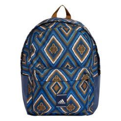 Plecak adidas x FARM Rio. Brązowe plecaki damskie Adidas, bez wzorów, z materiału. Za 99.00 zł.