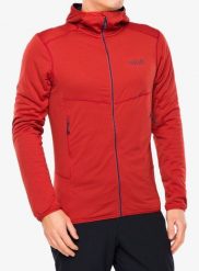 Bluza z kapturem Rab Evolute Hoody. Czerwone bluzy męskie RAB, xl, bez wzorów, z materiału, z kapturem. Za 637.99 zł.