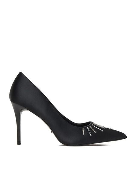 DeeZee Szpilki CEO-CD24-205 Czarny. Czarne szpilki damskie DeeZee, bez wzorów, bez obcasa, bez zapięcia. Za 149.99 zł.