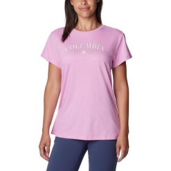Koszulka damska Columbia Trek Graphic Tee z krótkim rękawem Koszulka damska Colu. Zielone koszulki sportowe damskie Columbia, s, bez wzorów, z bawełny, bez kołnierzyka. Za 158.00 zł.