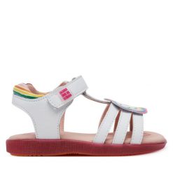 Sandały Agatha Ruiz de la Prada. Białe sandały dziewczęce Agatha Ruiz de la Prada, bez zapięcia. Za 149.99 zł.