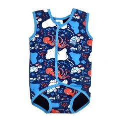 Pianka do pływania dziecięca Splash About Baby Wrap. Niebieskie kąpielówki dla chłopców SPLASH ABOUT, bez wzorów. Za 139.99 zł.
