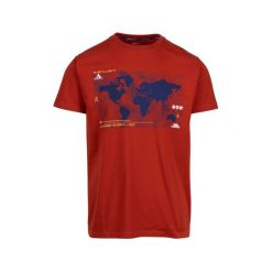 Męska Koszulka Z Nadrukiem Chera. Brązowe koszulki sportowe męskie Trespass, m, bez wzorów, bez kołnierzyka, bez ramiączek, trekkingowe. Za 64.99 zł.