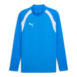 Bluza treningowa z zamkiem błyskawicznym 1/4 Puma Final26. Białe bluzy męskie Puma, l, bez wzorów, z materiału, bez kaptura, na fitness i siłownię. Za 194.61 zł.