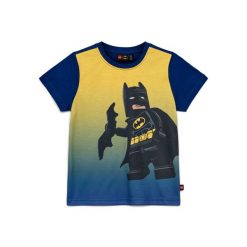 Koszulka Dziecięca LEGO BATMAN Tano 303 Żółta. Żółte t-shirty dla chłopców LEGO, bez wzorów, z bawełny, bez ramiączek. Za 59.99 zł.