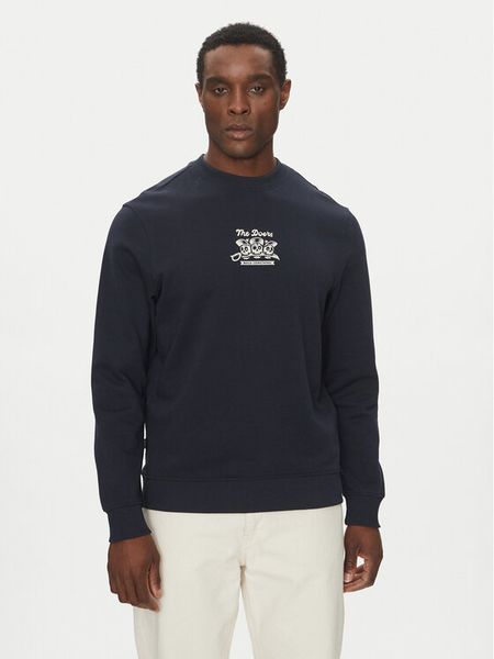 Element Bluza ELYSF00282 Granatowy Regular Fit. Niebieskie bluzy męskie Element, l, bez wzorów, z bawełny, bez kaptura. Za 159.99 zł.