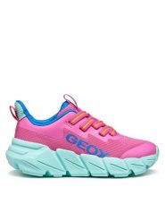 Geox Sneakersy J Flexyper Fast J55N5A 0T99J C8471 D Różowy. Czerwone buty sportowe dziewczęce Geox, bez wzorów, z materiału, bez zapięcia. Za 269.99 zł.
