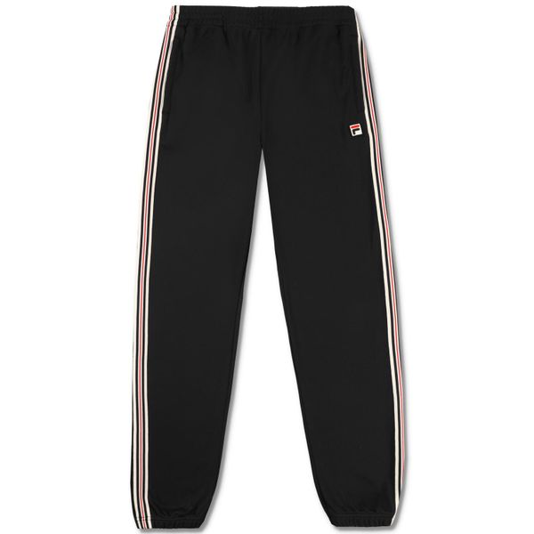 Spodnie dresowe Fila Biella Regular. Czarne eleganckie spodnie męskie Fila, s, bez wzorów, z dresówki, na fitness i siłownię. Za 339.15 zł.