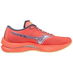 Buty do biegania damskie Mizuno Wave Rebellion. Czerwone obuwie sportowe damskie Mizuno, bez wzorów, do biegania, mizuno wave. W wyprzedaży za 376.00 zł.