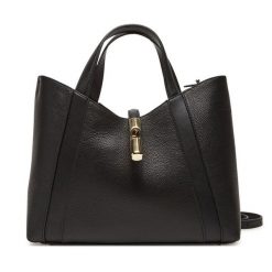 Torebka Furla. Czarne torebki do ręki damskie Furla, bez wzorów, klasyczne, bez dodatków. Za 1,369.00 zł.