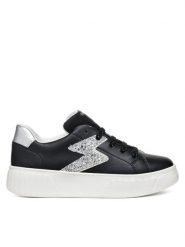 Geox Sneakersy J Mikiroshi J45DVA 0BCEW C0039 S Czarny. Czarne buty sportowe dziewczęce Geox, bez wzorów, ze skóry, bez zapięcia. Za 139.99 zł.