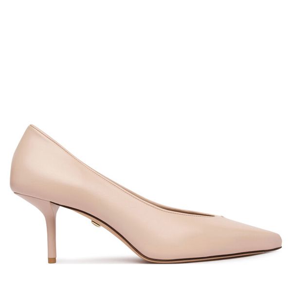Szpilki Max Mara. Czerwone szpilki damskie Max Mara, bez wzorów, bez obcasa, bez zapięcia. Za 1,560.99 zł.