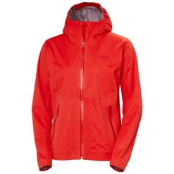Damska kurtka wodoodporna Helly Hansen Momentum 3L Stretch. Czerwone kurtki damskie Helly Hansen, bez wzorów, rowerowe. Za 801.99 zł.