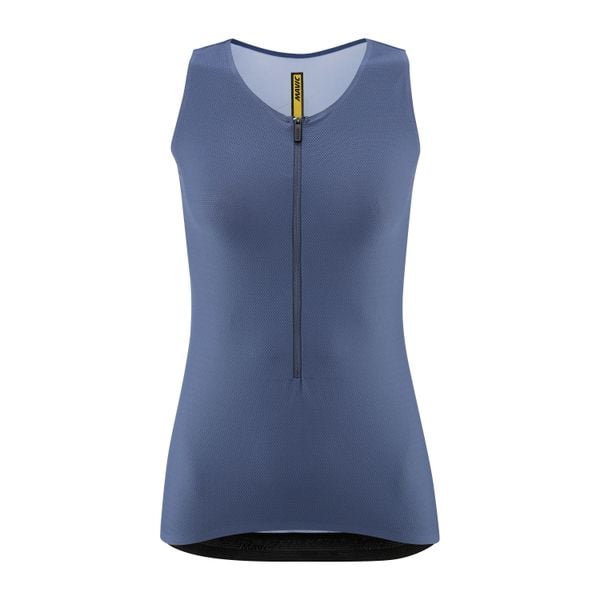 Damski tank top Mavic Aksium. Niebieskie koszulki sportowe damskie MAVIC, l, bez wzorów, bez kołnierzyka, bez ramiączek, rowerowe. Za 402.50 zł.