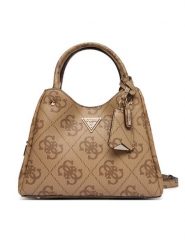 Guess Torebka Meridian II HWOS69 74050 Beżowy. Brązowe torebki do ręki damskie Guess, z aplikacjami, ze skóry, bez dodatków. Za 699.99 zł.