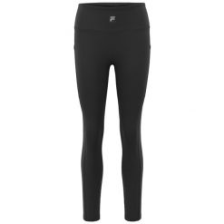 Legging 7/8 wysoka talia kobiety Fila Raga. Czarne legginsy damskie Fila, xs, bez wzorów, z podwyższonym stanem. Za 119.99 zł.