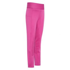 Dziewczęce legginsy jeździeckie z pełną przyczepnością Imperial Riding Tessy. Czerwone legginsy dla dziewczynek IMPERIAL RIDING, bez wzorów. W wyprzedaży za 218.00 zł.