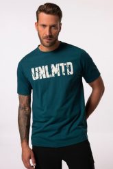 Męski T-shirt rękaw 1/2 fitness nadruk UNLMTD szybkoschnący do roz. 7 XL. Niebieskie t-shirty męskie JAY-PI, l, bez wzorów, z bawełny, bez kołnierzyka. Za 143.99 zł.