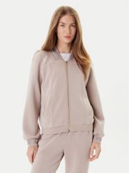 Liu Jo Bluza TF5090 J4616 Beżowy Regular Fit. Brązowe bluzy damskie Liu Jo, xl, bez wzorów, z syntetyku, bez kaptura. Za 769.99 zł.