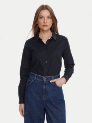 Barbour Koszula LSH1604NY73 Granatowy Regular Fit. Niebieskie bluzki damskie Barbour, bez wzorów, z bawełny, bez kołnierzyka, bez ramiączek. Za 389.99 zł.