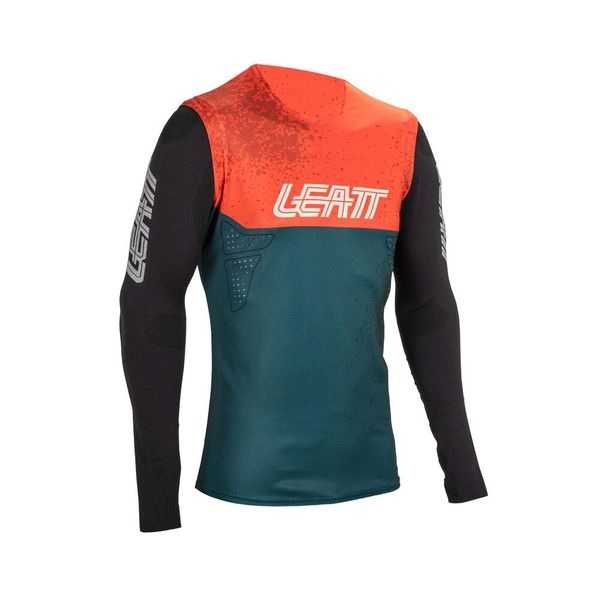 Koszulka rowerowa LEATT Jersey MTB Gravity 5.0. Niebieskie buty sportowe męskie LEATT, bez wzorów, z jersey, bez kołnierzyka, bez ramiączek, rowerowe. Za 449.00 zł.