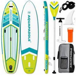 Deska SUP AquaPaddle 355x82x15 cm wiosło pompka zestaw plecak 200 kg. Torby i plecaki dziecięce NICEBIKE, duże. Za 1,099.00 zł.
